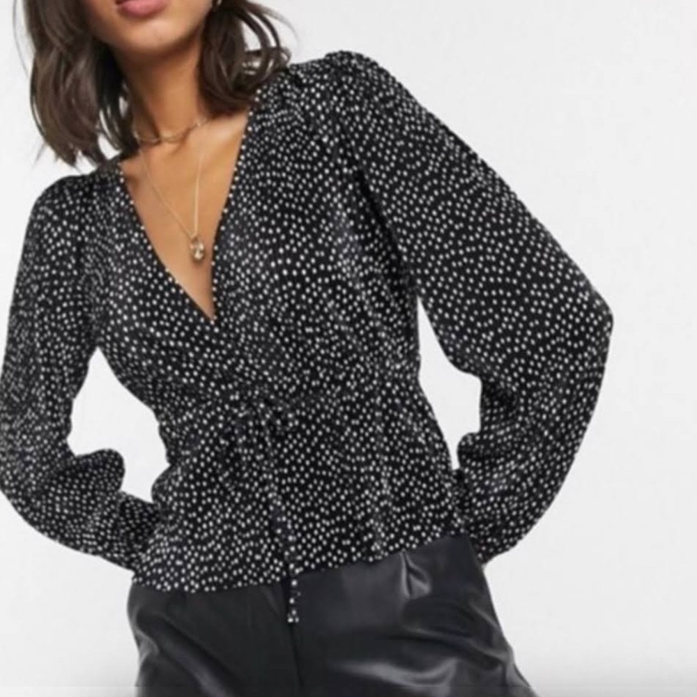 Zara Polka Dot Blouse